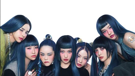 The band comprises -- Jurin, Chisa, Harvey, Hinata, Juria, Maya and Cocona The band comprises -- Jurin, Chisa, Harvey, Hinata, Juria, Maya and Cocona