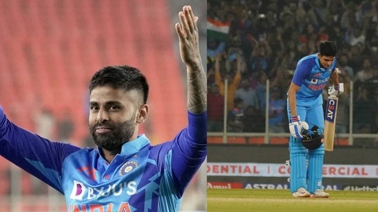 Suryakumar Yadav(left), Shubman Gill(file photo) Suryakumar Yadav(left), Shubman Gill(file photo)