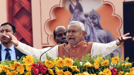 Bihar chief minister Nitish Kumar.(ANI)