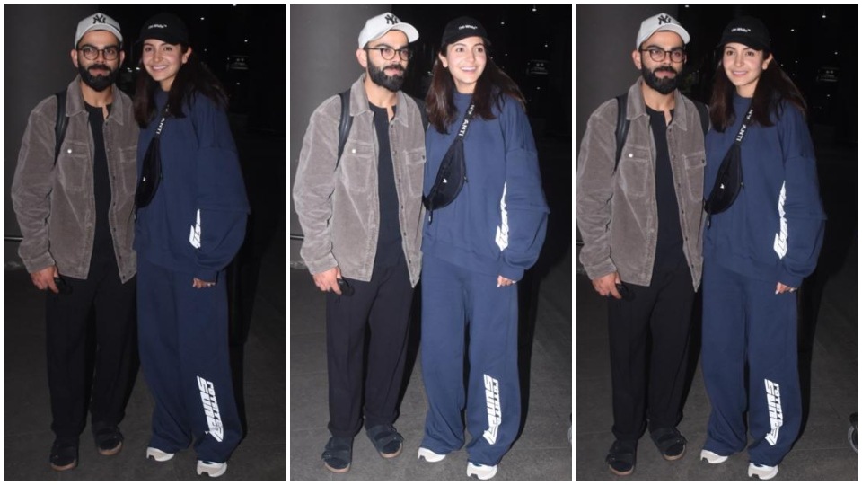 Anushka Sharma and Virat Kohli at the airport. (HT Photo/Varinder Chawla) Anushka Sharma and Virat Kohli at the airport. (HT Photo/Varinder Chawla)
