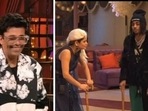 A still from the promo of Bigg Boss 16 featuring Karan Johar, MC Stan and Archana Gautam. A still from the promo of Bigg Boss 16 featuring Karan Johar, MC Stan and Archana Gautam.