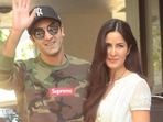 Ranbir Kapoor with his then-girlfriend Katrina Kaif in Mumbai. (File Photo)