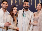 Ahan Shetty's girlfriend Tania Shroff shares new photos from Athiya Shetty and KL Rahul's wedding. Ahan Shetty's girlfriend Tania Shroff shares new photos from Athiya Shetty and KL Rahul's wedding.