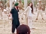 Sunny Deol from the sets of Gadar 2. Sunny Deol from the sets of Gadar 2.