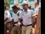 Bengaluru's traffic police personnel let loose for an event meant to celebrate their department. Bengaluru's traffic police personnel let loose for an event meant to celebrate their department.