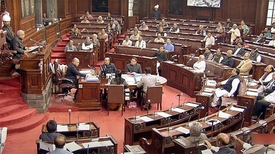Leaders of 16 Opposition parties met on Friday morning to chalk out a common strategy and later submitted adjournment notices in both Houses to suspend other business and discuss the extent of exposure of State Bank of India (SBI) and Life Insurance Corporation of India (LIC) to the Adani Group. (ANI)