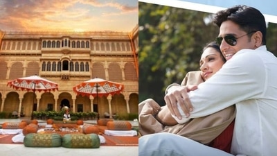 Tour of Suryagarh Palace Jaisalmer, the romantic wedding venue of Kiara Advani and Sidharth Malhotra (Photo by Twitter/ parnashree19/Bia129_) Tour of Suryagarh Palace Jaisalmer, the romantic wedding venue of Kiara Advani and Sidharth Malhotra (Photo by Twitter/ parnashree19/Bia129_)