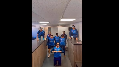 India's women cricket team hops on viral Tum Tum trend. (Instagram/@mumbaiindians) India's women cricket team hops on viral Tum Tum trend. (Instagram/@mumbaiindians)