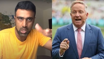 Ashwin; Former Australia cricketer Ian Healy Ashwin; Former Australia cricketer Ian Healy