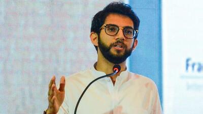 Pune, India - March 2, 2020:Aaditya Thackeray (Minister of Tourism and Environment Government of Maharashtra) during the MCCIA International business summit at JW Marriot, SB road in Pune, India, on Monday, March 2, 2020. (Photo by Milind Saurkar/Hindustan Times) (Milind Saurkar/HT Photo) Pune, India - March 2, 2020:Aaditya Thackeray (Minister of Tourism and Environment Government of Maharashtra) during the MCCIA International business summit at JW Marriot, SB road in Pune, India, on Monday, March 2, 2020. (Photo by Milind Saurkar/Hindustan Times) (Milind Saurkar/HT Photo)