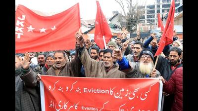 While the Jammu and Kashmir administration has assured that the stateland being retrieved during its anti-encroachment drive will be used to develop public infrastructure, most people fear that the government won’t fulfil its promises. (ANI) While the Jammu and Kashmir administration has assured that the stateland being retrieved during its anti-encroachment drive will be used to develop public infrastructure, most people fear that the government won’t fulfil its promises. (ANI)