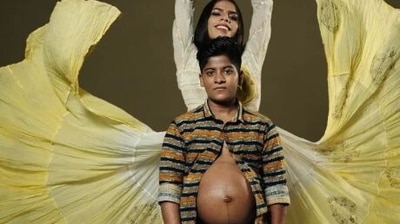 Kerala trans couple Ziya and Zahad are expecting their baby in March.