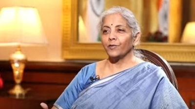 In her first reaction on the Adani crisis, Nirmala Sitharaman said Indian banking system is in a sound position.