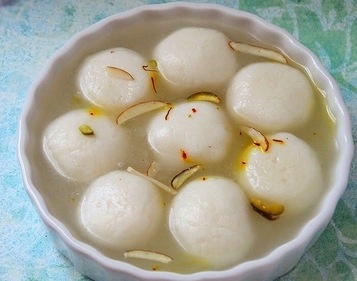Rasgulla is a syrupy dessert popular in the eastern part of South Asia. (Pinterest) Rasgulla is a syrupy dessert popular in the eastern part of South Asia. (Pinterest)