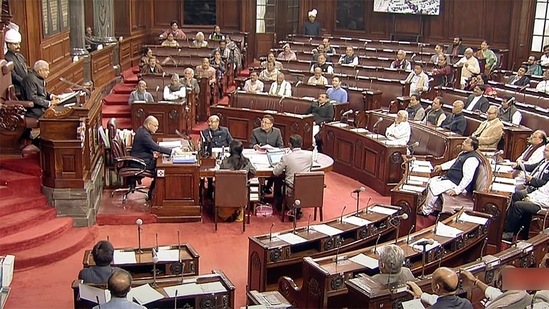 Leaders of 16 Opposition parties met on Friday morning to chalk out a common strategy and later submitted adjournment notices in both Houses to suspend other business and discuss the extent of exposure of State Bank of India (SBI) and Life Insurance Corporation of India (LIC) to the Adani Group.(ANI) Leaders of 16 Opposition parties met on Friday morning to chalk out a common strategy and later submitted adjournment notices in both Houses to suspend other business and discuss the extent of exposure of State Bank of India (SBI) and Life Insurance Corporation of India (LIC) to the Adani Group.(ANI)