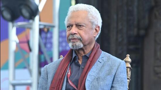 Nobel laureate Abdulrazak Gurnah at JLF 2023 (Jaipur Literature Festival)