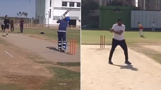 Shaheen Afridi bowled to and batted against his would-be father-in-law Shahid Afridi(Screengrab)