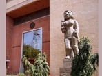 The Reserve Bank of India building in New Delhi has a statue of the ancient god of wealth, Kubera, at its entrance. (Wikimedia Commons) The Reserve Bank of India building in New Delhi has a statue of the ancient god of wealth, Kubera, at its entrance. (Wikimedia Commons)