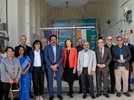 Indian Space Research Organisation (ISRO) Chairman S Somanath along with Jet Propulsion Laboratory (JPL) Director Laurie Leshin.(ANI) Indian Space Research Organisation (ISRO) Chairman S Somanath along with Jet Propulsion Laboratory (JPL) Director Laurie Leshin.(ANI)