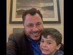 Keith Stonehouse with his 6-year0old son Chase.(Instagram/@keithstonehouse) Keith Stonehouse with his 6-year0old son Chase.(Instagram/@keithstonehouse)