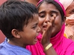 Guwahati: Relatives react after police arrested people allegedly involved in child marriages, during Assam government's statewide crackdown on child marriages. Guwahati: Relatives react after police arrested people allegedly involved in child marriages, during Assam government's statewide crackdown on child marriages.
