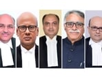 L-R: Justices Pankaj Mithal, Sanjay Kumar, Ahsanuddin Amanullah, Sanjay Karol and Manoj Misra.(File) L-R: Justices Pankaj Mithal, Sanjay Kumar, Ahsanuddin Amanullah, Sanjay Karol and Manoj Misra.(File)