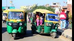 A helpline number was also launched to help passengers in Ludhiana to retrieve forgotten items or raise complaints. (Harvinder Singh/HT) A helpline number was also launched to help passengers in Ludhiana to retrieve forgotten items or raise complaints. (Harvinder Singh/HT)