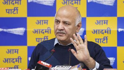 Delhi Deputy Chief Minister Manish Sisodia also holds the education portfolio in the AAP government. (PTI)