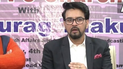 Thakur said that opposition parties are incapable of discussing on the budget as it provides “something for all sections". (ANI) Thakur said that opposition parties are incapable of discussing on the budget as it provides “something for all sections". (ANI)