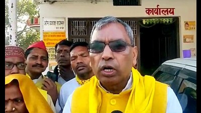 Rajbhar slammed SP leader Swami Parsad Maurya for kicking off a controversy over certain verses of Ramcharitmanas. (HT File)