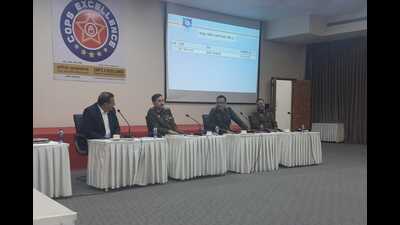 This meeting took place on January 30 at the police commissioner’s office, and it was attended by representatives from industry, academic institutions, and students (HT PHOTO) This meeting took place on January 30 at the police commissioner’s office, and it was attended by representatives from industry, academic institutions, and students (HT PHOTO)