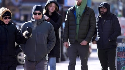 Pedestrians bundled up in cold weather clothing in Portsmouth. Windchills in New England are expected to be sub-zero on Friday and Saturday across the region. (AP) Pedestrians bundled up in cold weather clothing in Portsmouth. Windchills in New England are expected to be sub-zero on Friday and Saturday across the region. (AP)