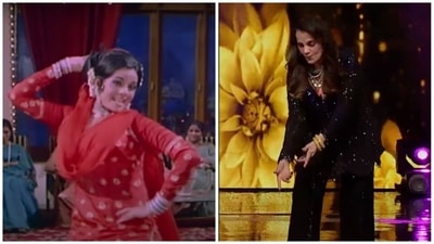 Mumtaz recreated her song Koi Sehri Babu from Loafer on Indian Idol. Mumtaz recreated her song Koi Sehri Babu from Loafer on Indian Idol.