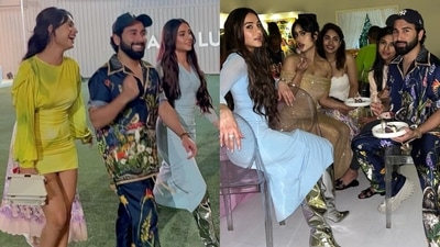 Nysa Devgan attended a Mumbai event with her friends. Nysa Devgan attended a Mumbai event with her friends.