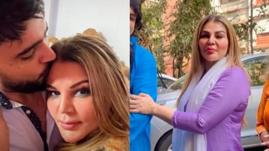 Actor Rakhi Sawant shared with the media on Saturday that her husband Adil Khan Durrani had returned.
