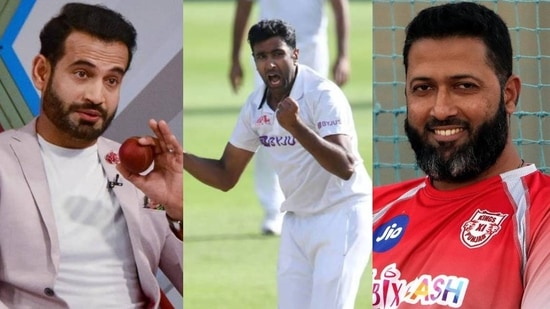 Irfan pathan; R Ashwin; Wasim Jaffer(file photos)