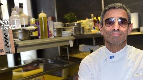 Greco was working in a pizza restaurant in Saint Etienne, France. (Interpol website) Greco was working in a pizza restaurant in Saint Etienne, France. (Interpol website)