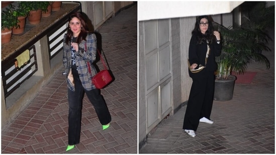 Kareena Kapoor and Karisma Kapoor are dressed to chill. Pics inside
