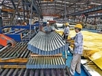 Consumption of huge amount of energy and resources for steel production need to be tackled.(HT_PRINT) Consumption of huge amount of energy and resources for steel production need to be tackled.(HT_PRINT)