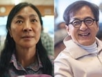 Michelle Yoeh shared that she received a text from Jackie Chan telling her congratulations after the film Everything Everywhere All at Once. Michelle Yoeh shared that she received a text from Jackie Chan telling her congratulations after the film Everything Everywhere All at Once.