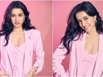 Shraddha Kapoor stuns fans with her natural glam and pink ensemble. (Instagram) Shraddha Kapoor stuns fans with her natural glam and pink ensemble. (Instagram)
