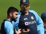 Virat Kohli with Ravi Shastri Virat Kohli with Ravi Shastri