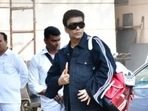 Karan Johar, Shahid Kapoor, Mira Rajput seen at the airport. Karan Johar, Shahid Kapoor, Mira Rajput seen at the airport.