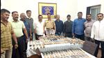 Police display seized koytas in a recent operation (REPRESENTATIVE PHOTO) Police display seized koytas in a recent operation (REPRESENTATIVE PHOTO)