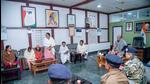 The joint action committee (JAC) in connection with the death of VDF personnel called on Manipur chief minister N Biren Singh at his official residence. (Twitter/NBirenSingh) The joint action committee (JAC) in connection with the death of VDF personnel called on Manipur chief minister N Biren Singh at his official residence. (Twitter/NBirenSingh)