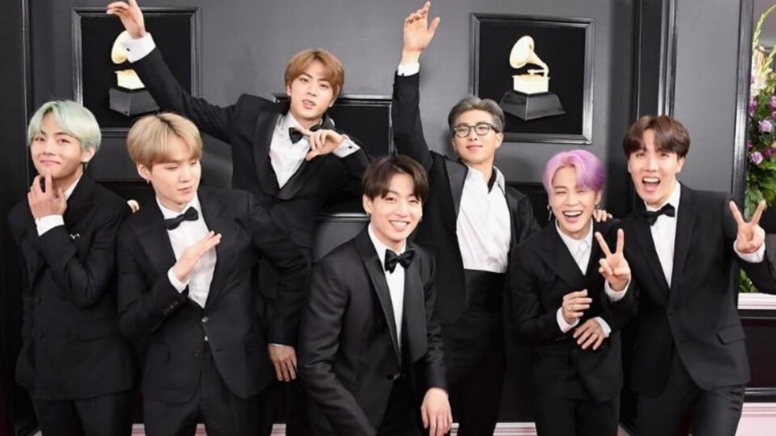 BTS Guys Go Cool in Louis Vuitton for Grammys 2021 Red Carpet