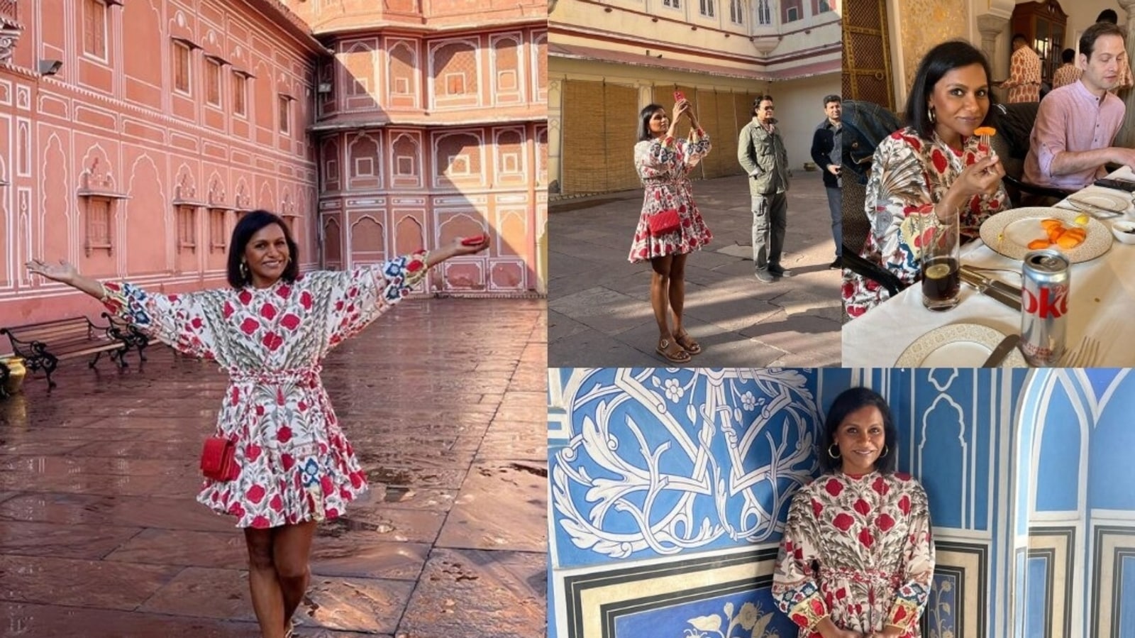 Mindy Kaling takes in Jaipur. Is she scouting locations for upcoming rom-com with Priyanka Chopra?