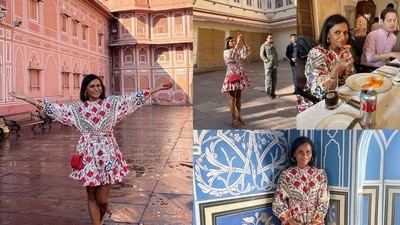 Actor-writer Mindy Kaling shared her Jaipur photographs on Instagram. Actor-writer Mindy Kaling shared her Jaipur photographs on Instagram.