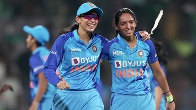 Indian women's cricket team will kick start their campaign for the T20 World Cup by a playing a warm-up match against Australia women on Monday. (PTI) Indian women's cricket team will kick start their campaign for the T20 World Cup by a playing a warm-up match against Australia women on Monday. (PTI)