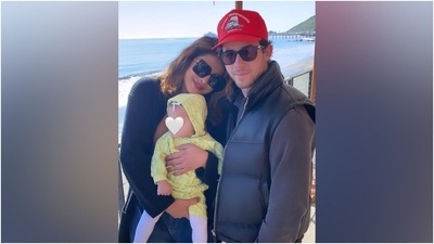 Earlier, Priyanka had shared a glimpse from another outing with her husband, Nick Jonas, and their daughter, Malti. The couple went for a Sunday excursion in Malibu, California, to soak up the sun and enjoy quality time relaxing by the sea. (Instagram) Earlier, Priyanka had shared a glimpse from another outing with her husband, Nick Jonas, and their daughter, Malti. The couple went for a Sunday excursion in Malibu, California, to soak up the sun and enjoy quality time relaxing by the sea. (Instagram)